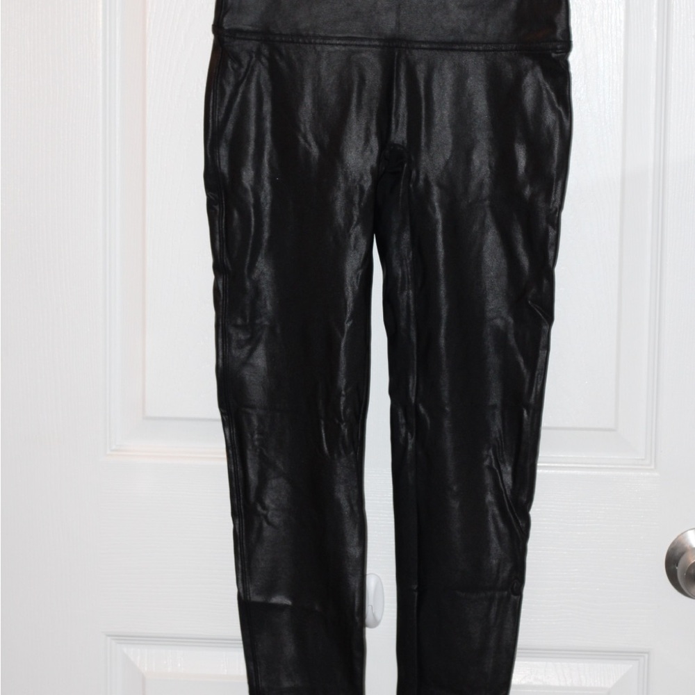 SPANXshape Faux Leather Leggings